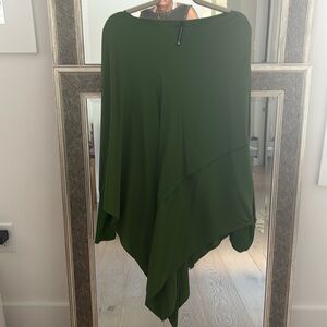 Pier Antonio Gaspari Silk Green Blouse